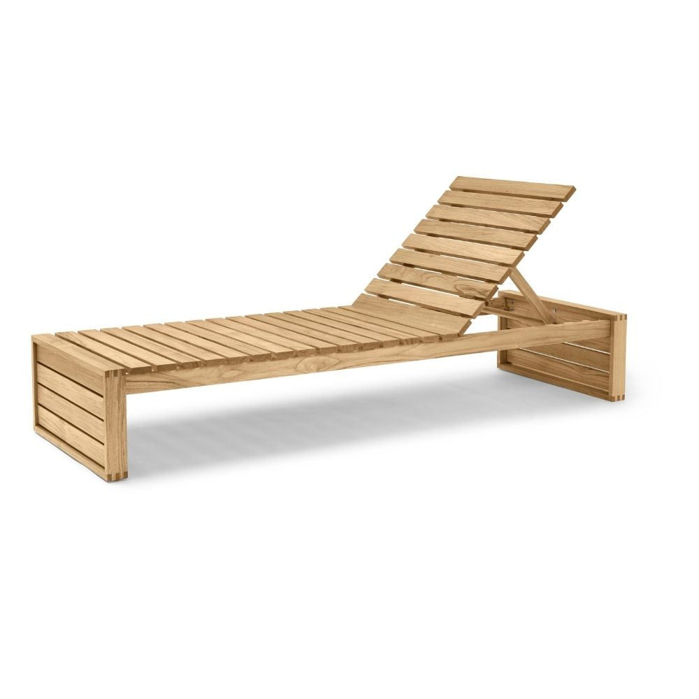 Carl Hansen BK14 Teak Chaise Lounge by Bodil Kjaer