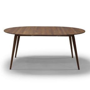 bruunmunch PLAY Dinner Table in Walnut extended oval top detail
