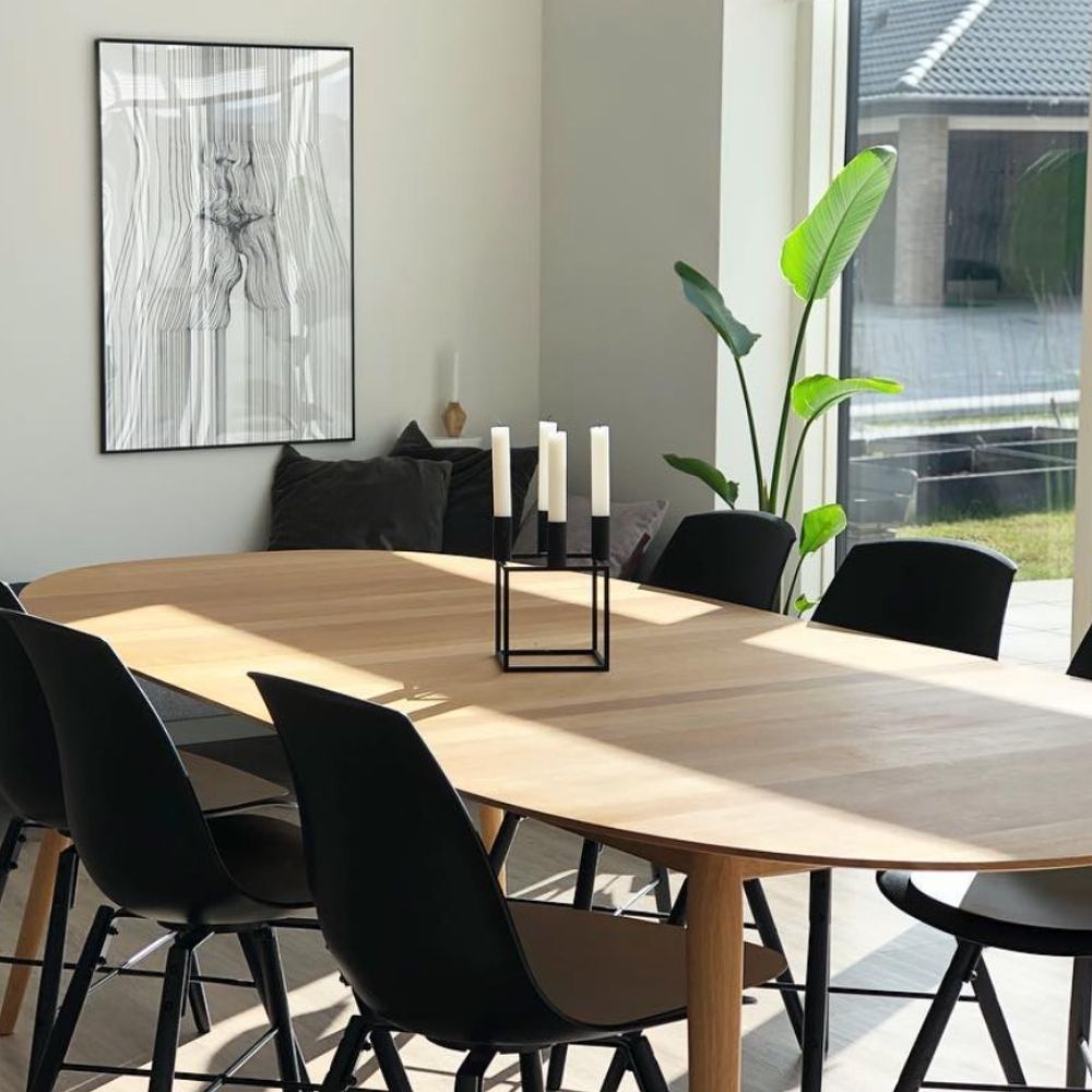 bruunmunch PLAY Lamé Dining Table Oak In Situ