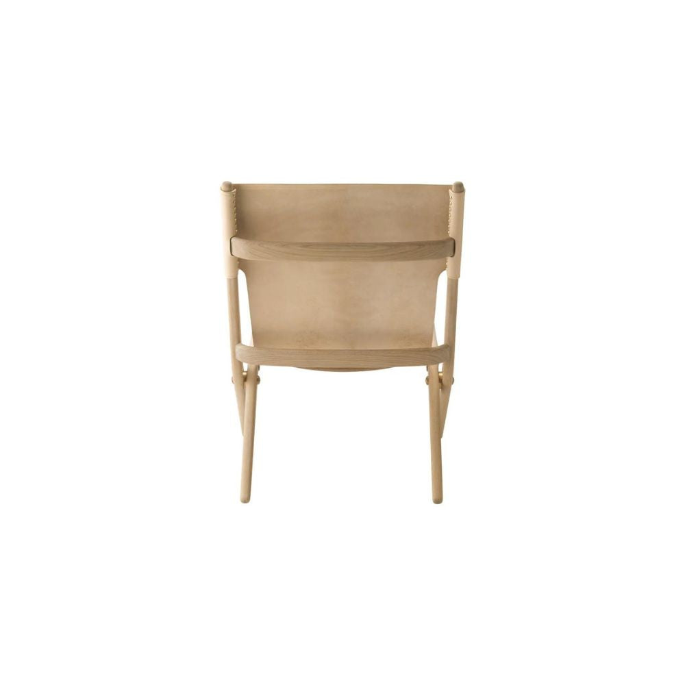 byLassen Saxe Chair Soap-Treated Oak and Natural Leather by Mogen Lassen