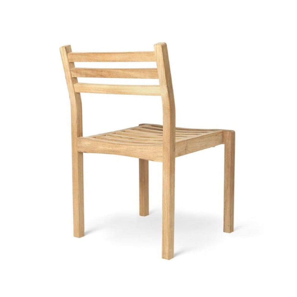 Carl Hansen AH501 Outdoor Raw Teak Dining Side Chair by Alfred Homann