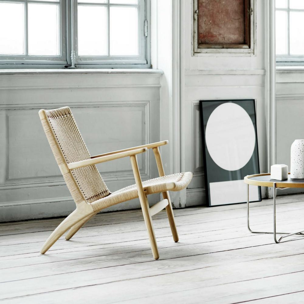 Wegner CH25 Chair in Oak Soap in Room Carl Hansen and Son