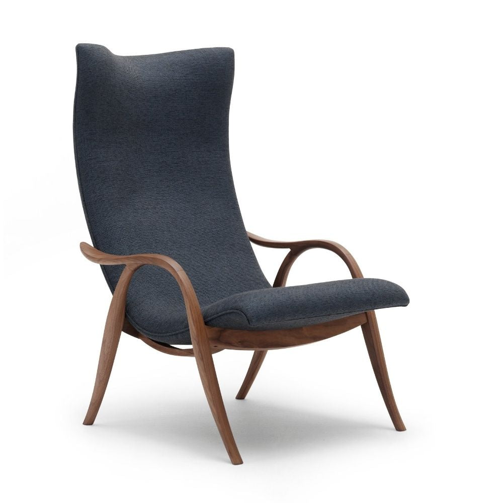 Carl Hansen FH429 Signature Chair in Kvadrat Sunniva 172 with Oiled Walnut Frame