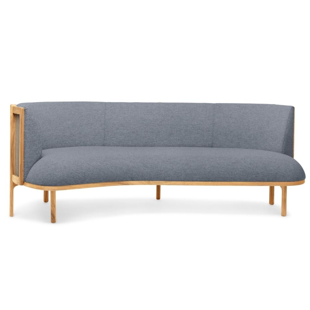 Carl Hansen RF1903 Sideways Sofa in Fiord 751 Front