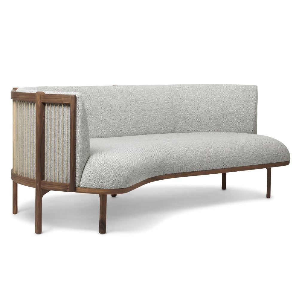 Carl Hansen RF1903 Sideways Sofa in Hallingdal 65 116 with Walnut Frame