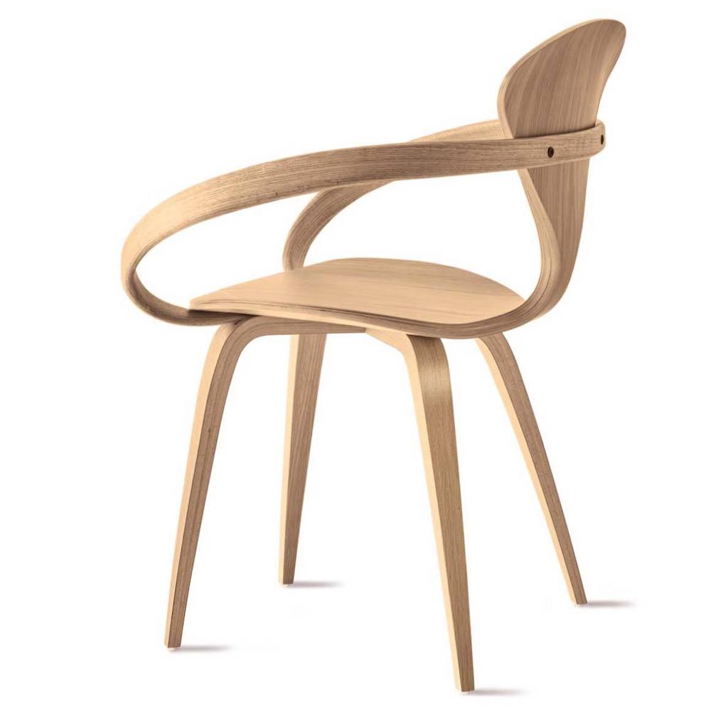 Cherner Armchair White Oak Riftsawn Back