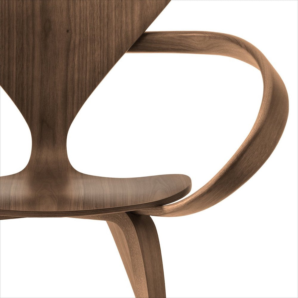 Cherner Armchair Classic Walnut Detail