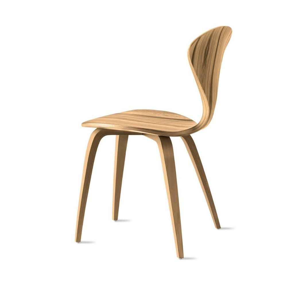 Cherner Chair Natural Red Gum Side