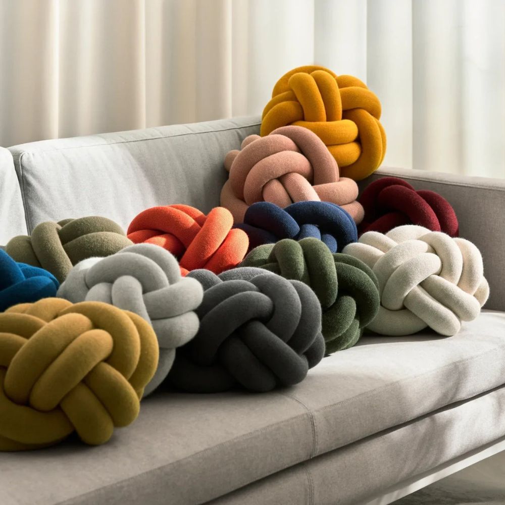 Design House Stockholm Knot Cushion Collection by Ragnheidur Osp Sigurdardottir