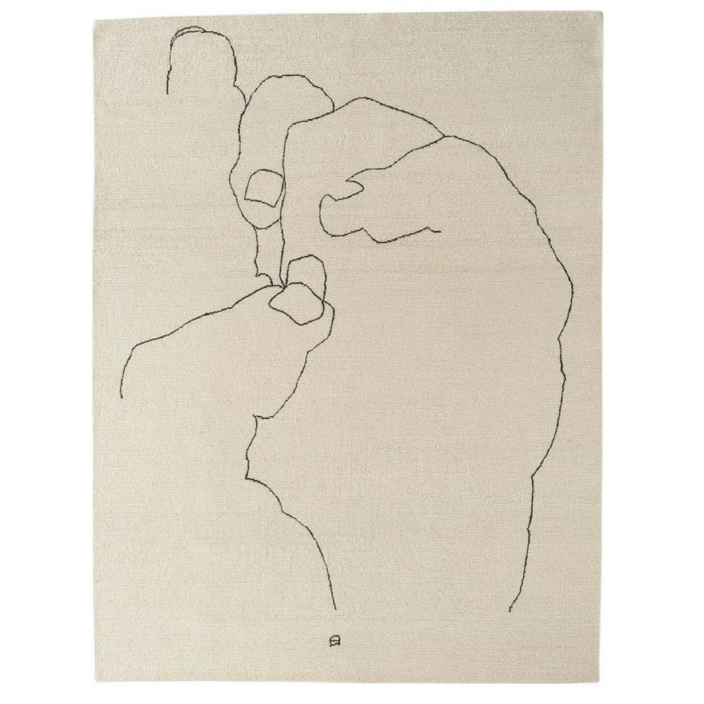 Eduardo Chillida Mano Rug Hand Woven by Nani Marquina