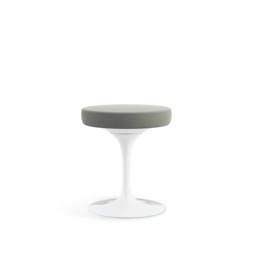 Eero Saarinen Tulip Stool Grey Cushion Knoll