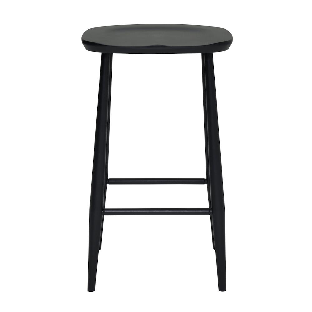 ercol Originals Counter Stool Black Front