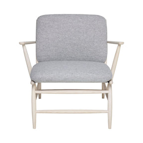 ercol Von Arm Chair in Ash with Grey Wool Front