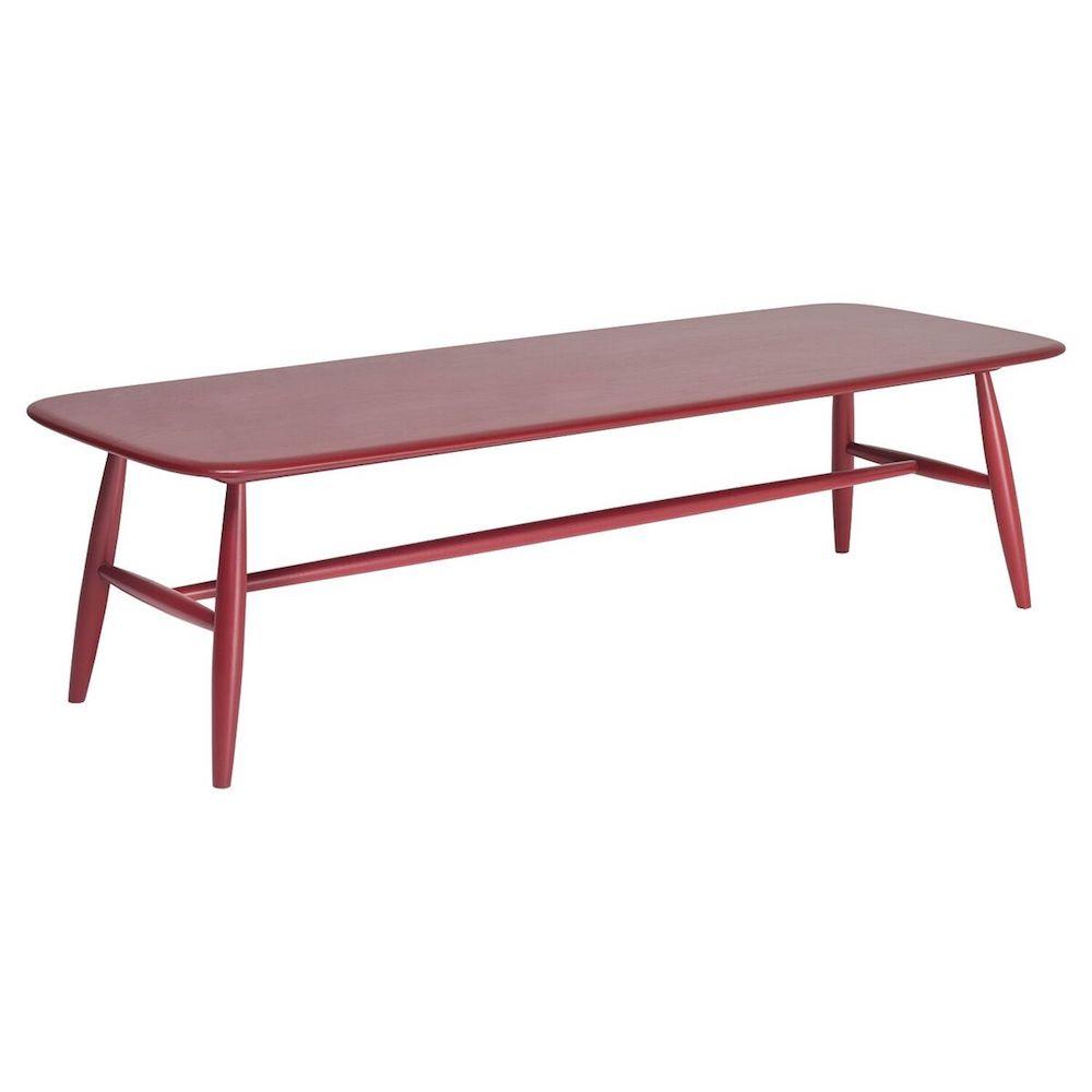 ercol Von bench burgandy