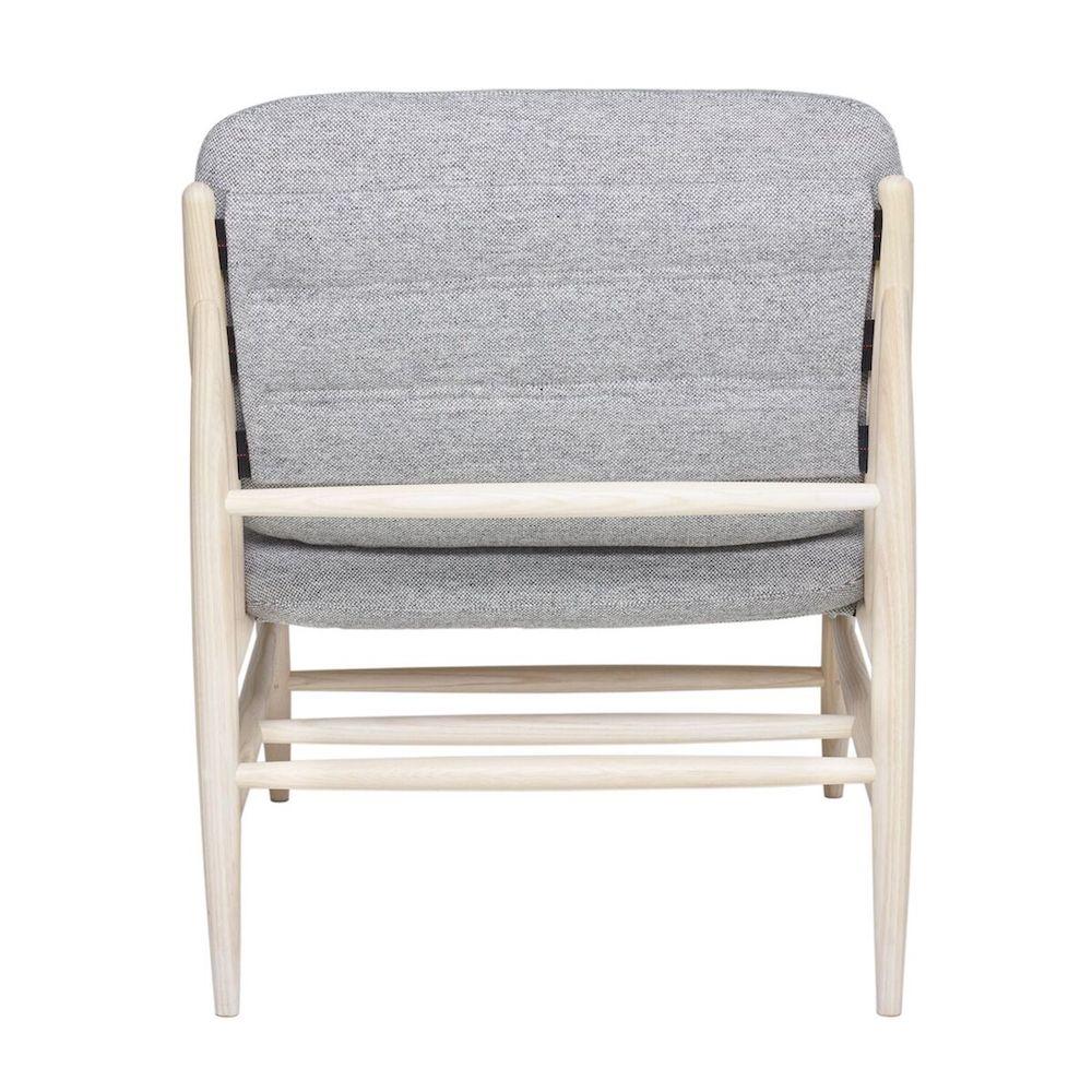 ercol Von Chair Ash with Grey Wool