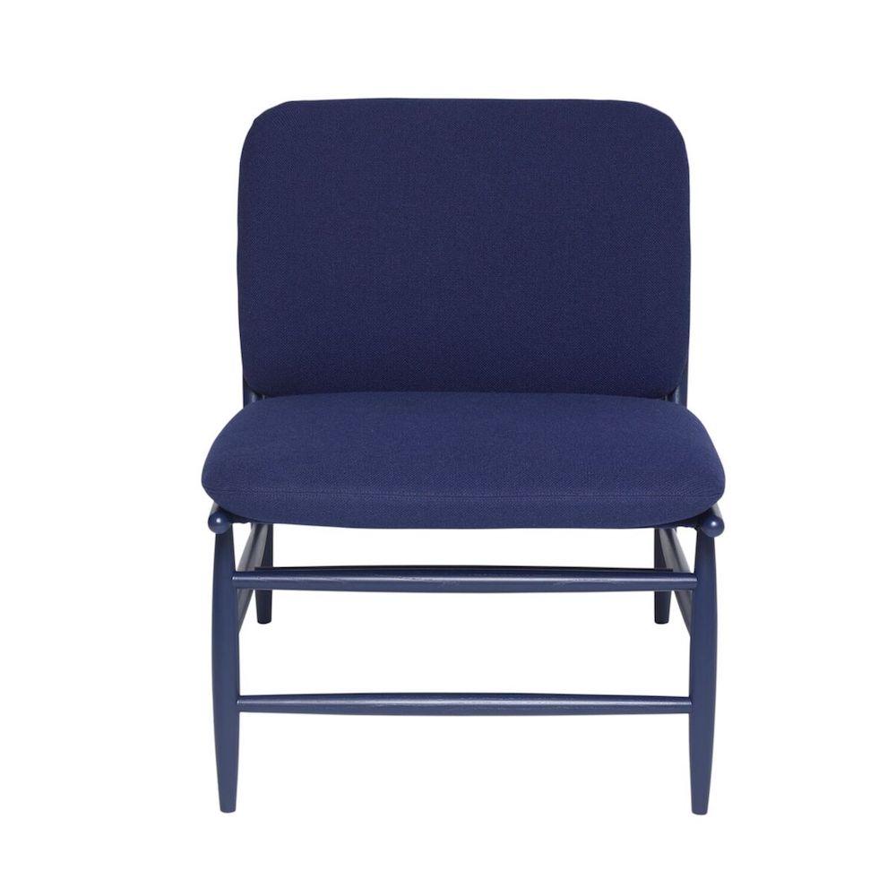 ercol Von Chair Indigo Blue Front