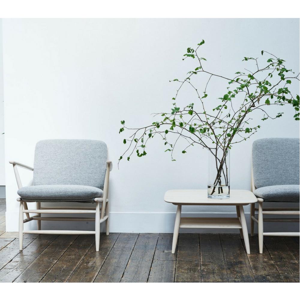 ercol Von Armchair styled in reception waiting area