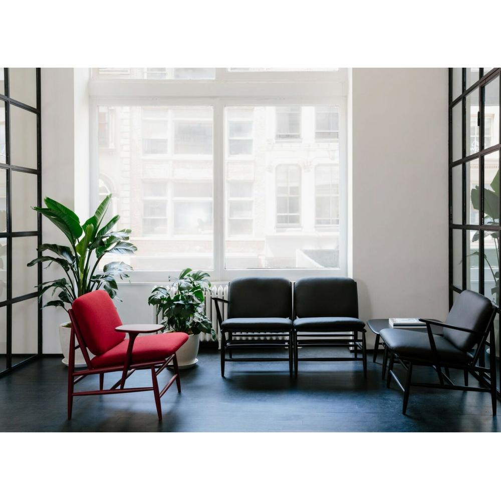 ercol Von Chairs in lobby reception