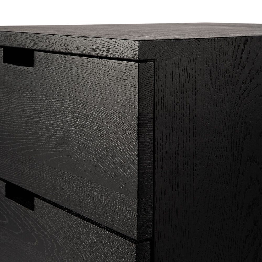 Ethnicraft Black Oak Billy Box Drawer Detail