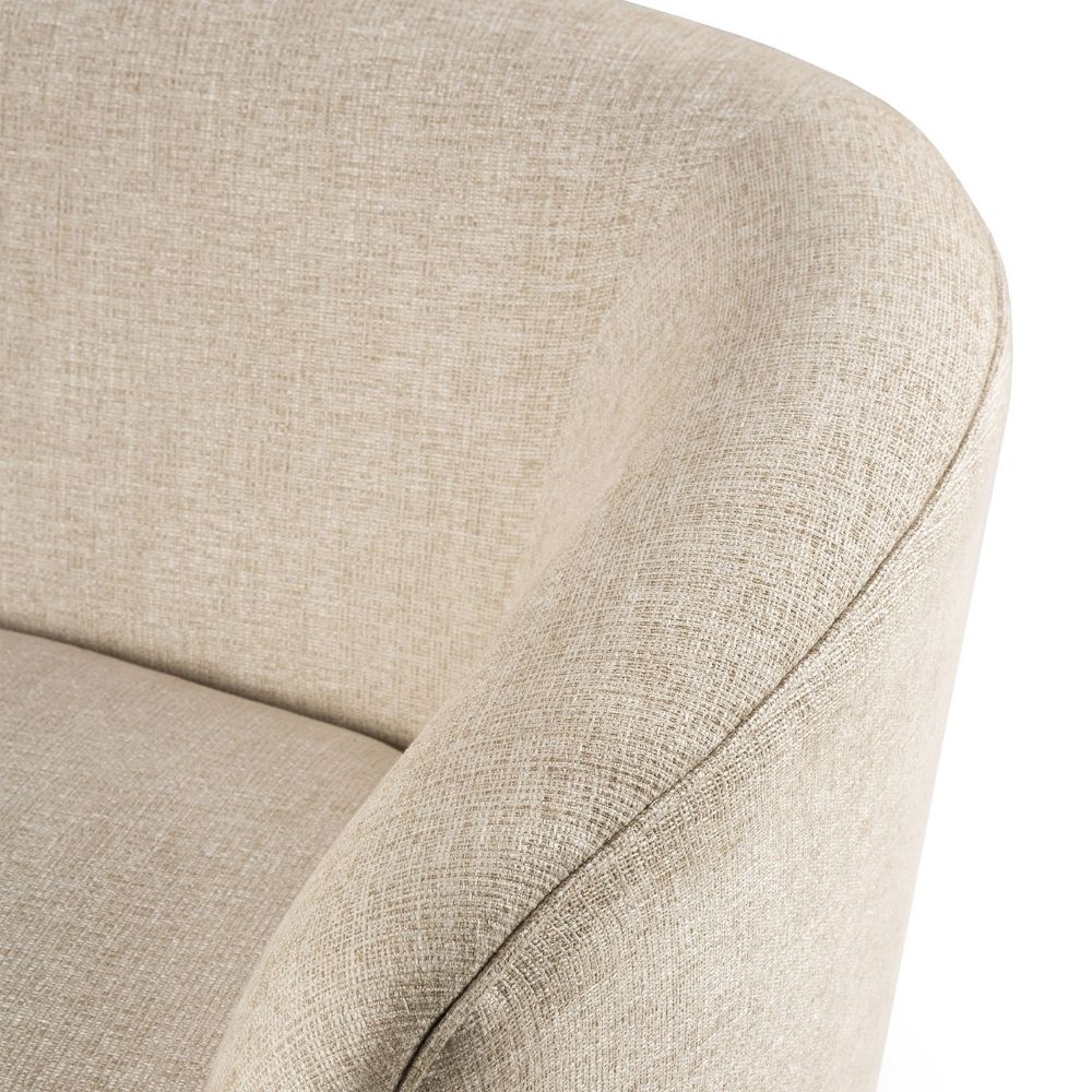 Ethnicraft Ellipse Sofa Oatmeal 20144 Arm Detail