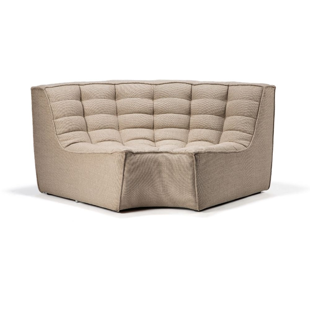 Ethnicraft N701 Sofa Rounded Corner Beige