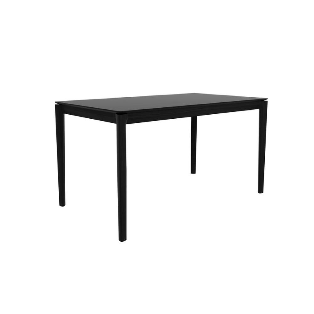 Ethnicraft Black Oak Bok Dining Table 55"