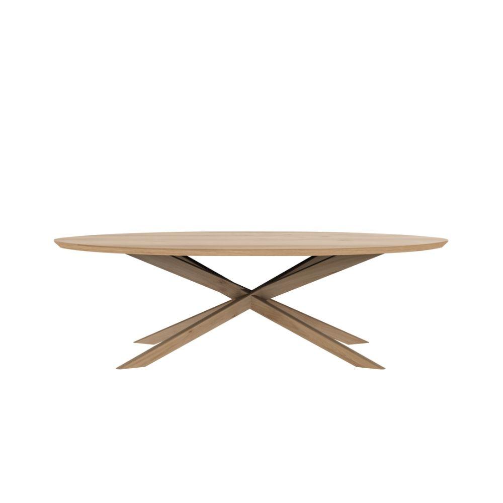 Ethnicraft Oval Oak Mikado Coffee Table