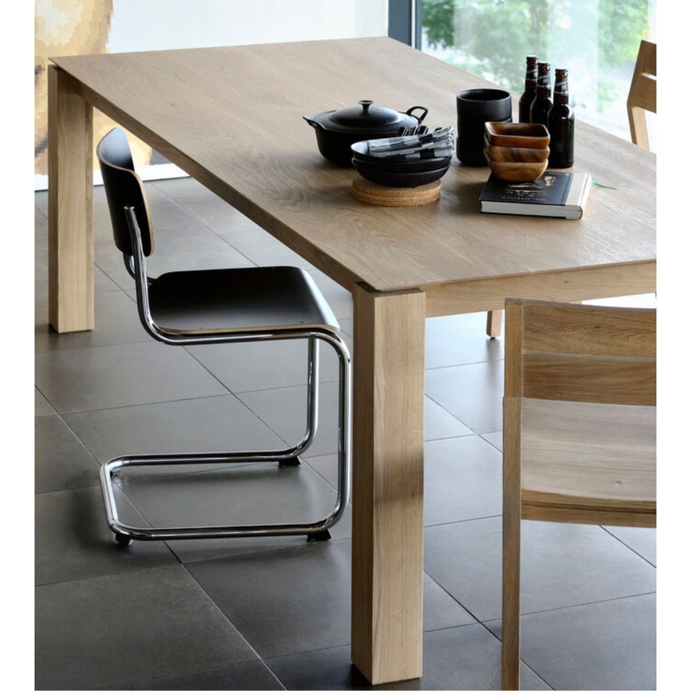 Ethnicraft Oak Slice Dining Table in Situ