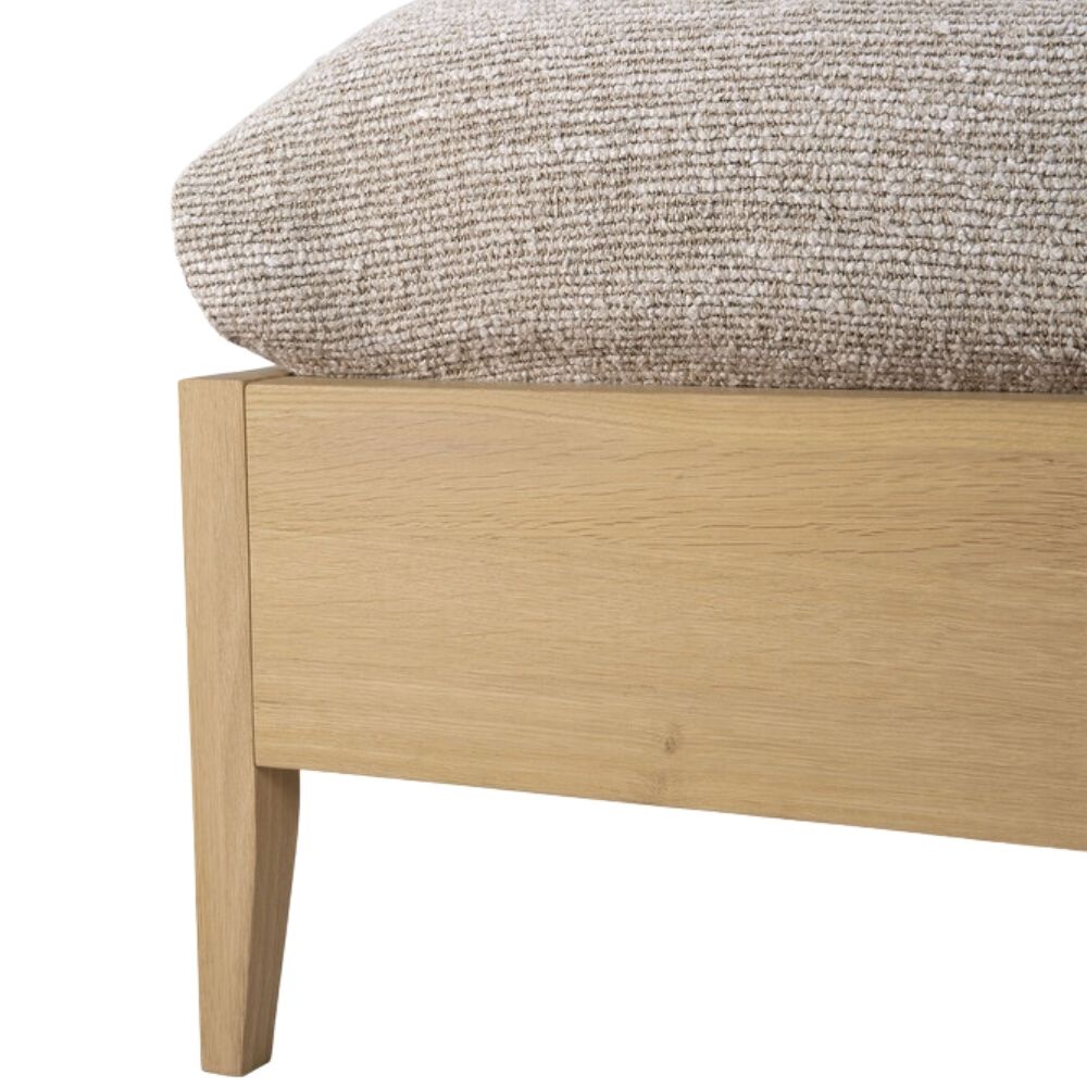 Ethnicraft Oak Spindle Bed Footboard Detail