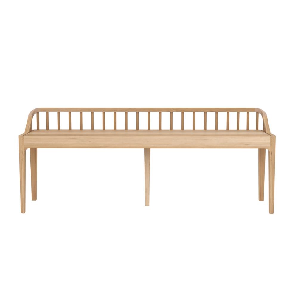 Ethnicraft Oak Spindle Bench