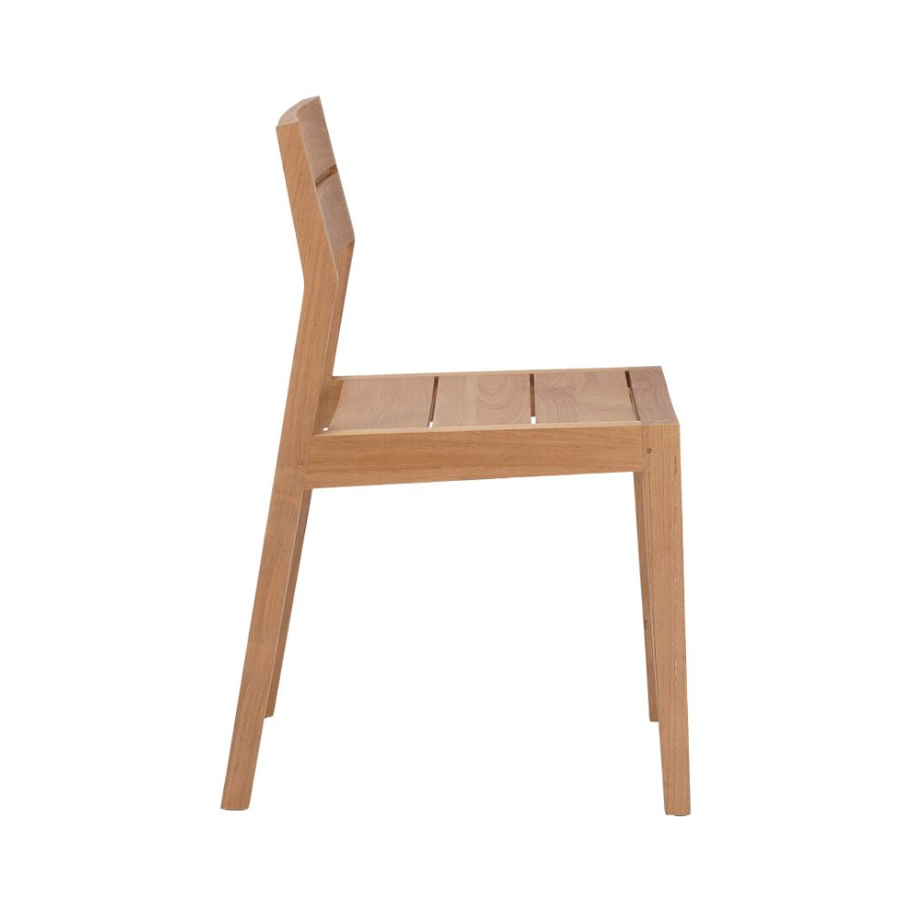 Ethnicraft Teak Ex1 Outdoor Dining Chair Side