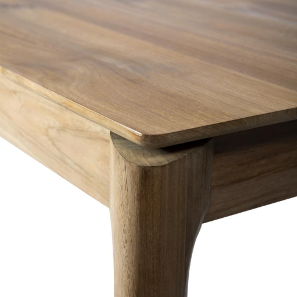 Ethnicraft Teak Bok Dining Table Edge Detail