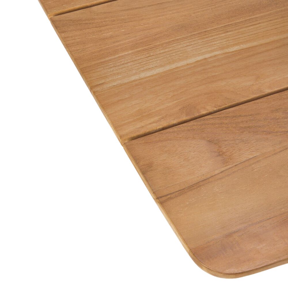 Ethnicraft Teak Mikado Outdoor Dining Table Top Detail