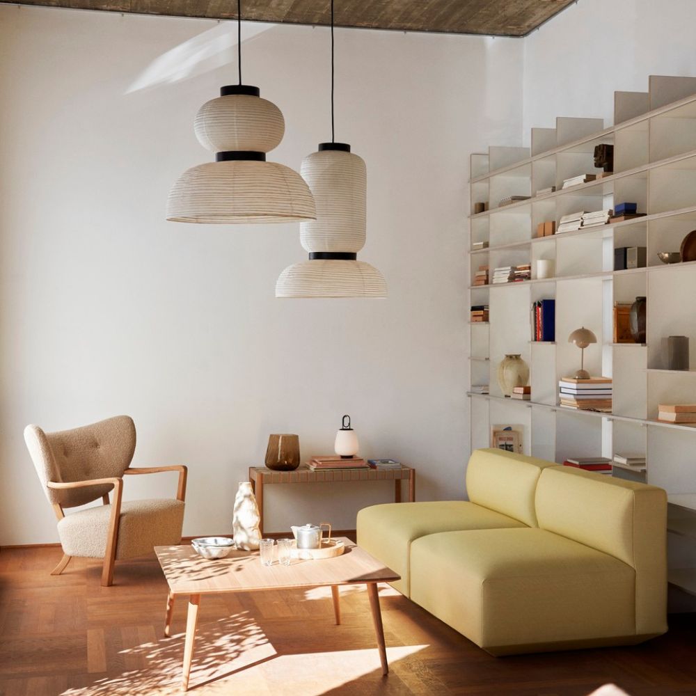 Formakami Pendant Lights in Copenhagen Living Room