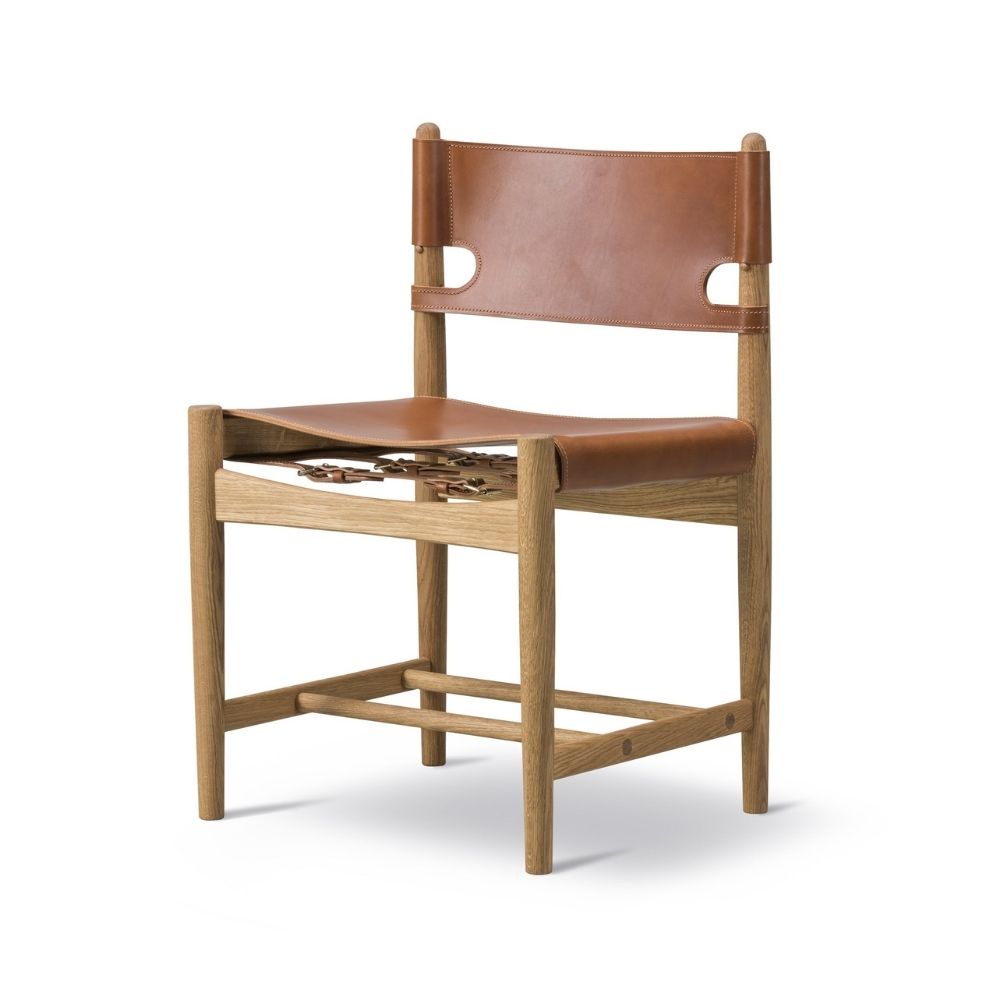 Fredericia Spanish Dining Chair 3236 by Borge Mogensen