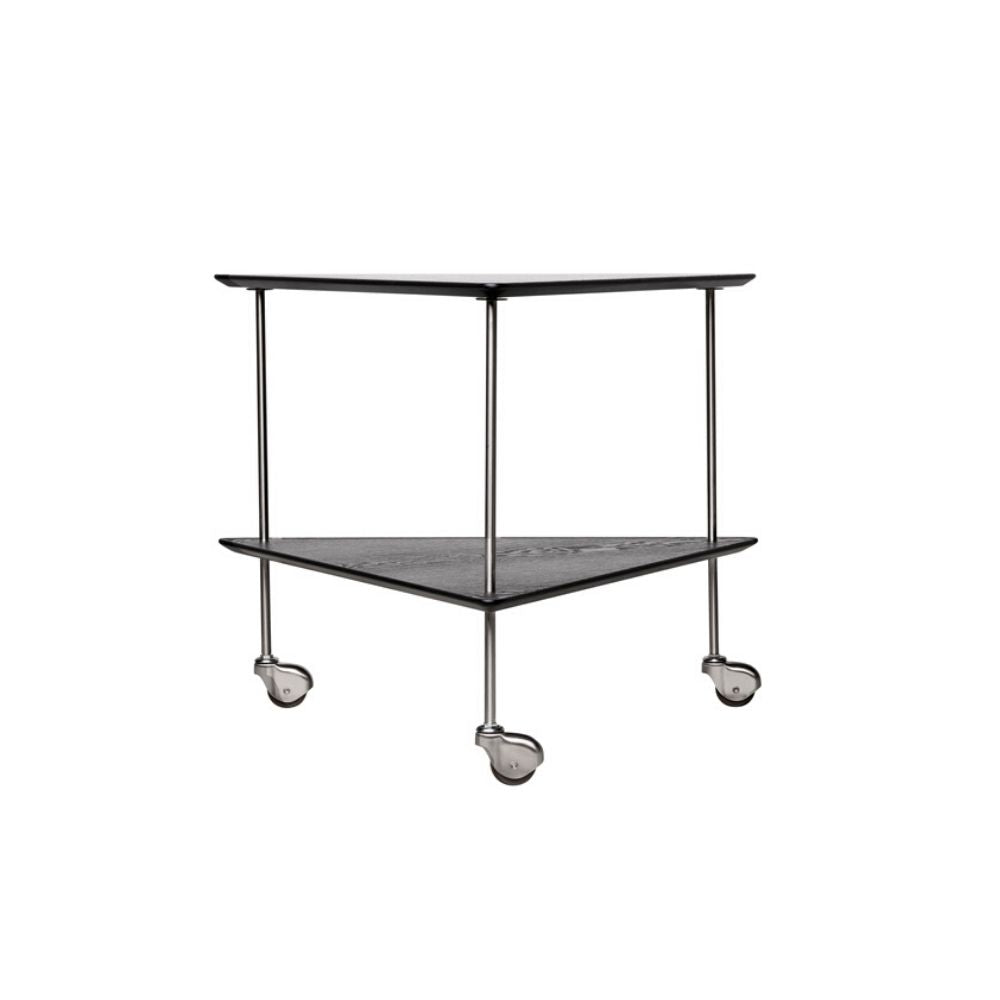 Fritz Hansen Arne Jacobsen Trolley Black Ash Front