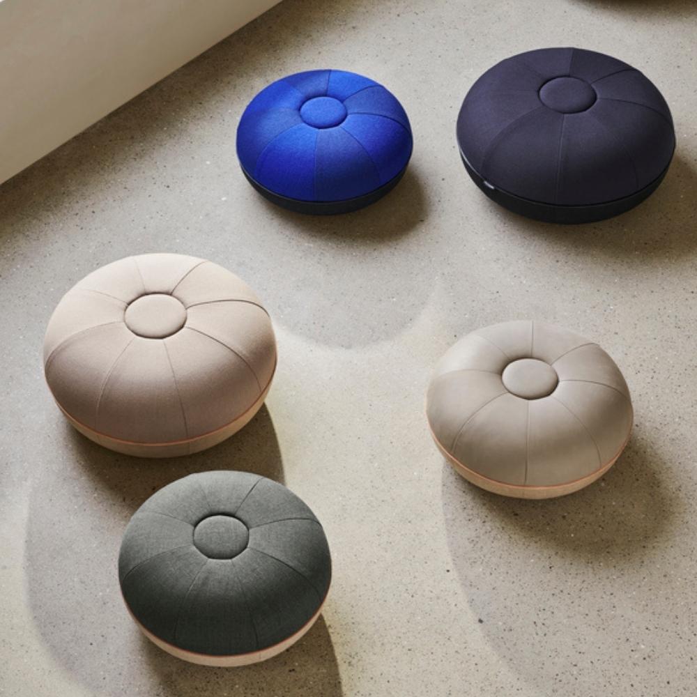 Fritz Hansen Cecilie Manz Poufs in Copenhagen Studio