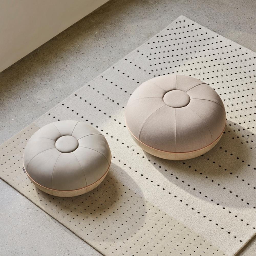 Fritz Hansen Cecilie Manz Poufs with Dots Rug