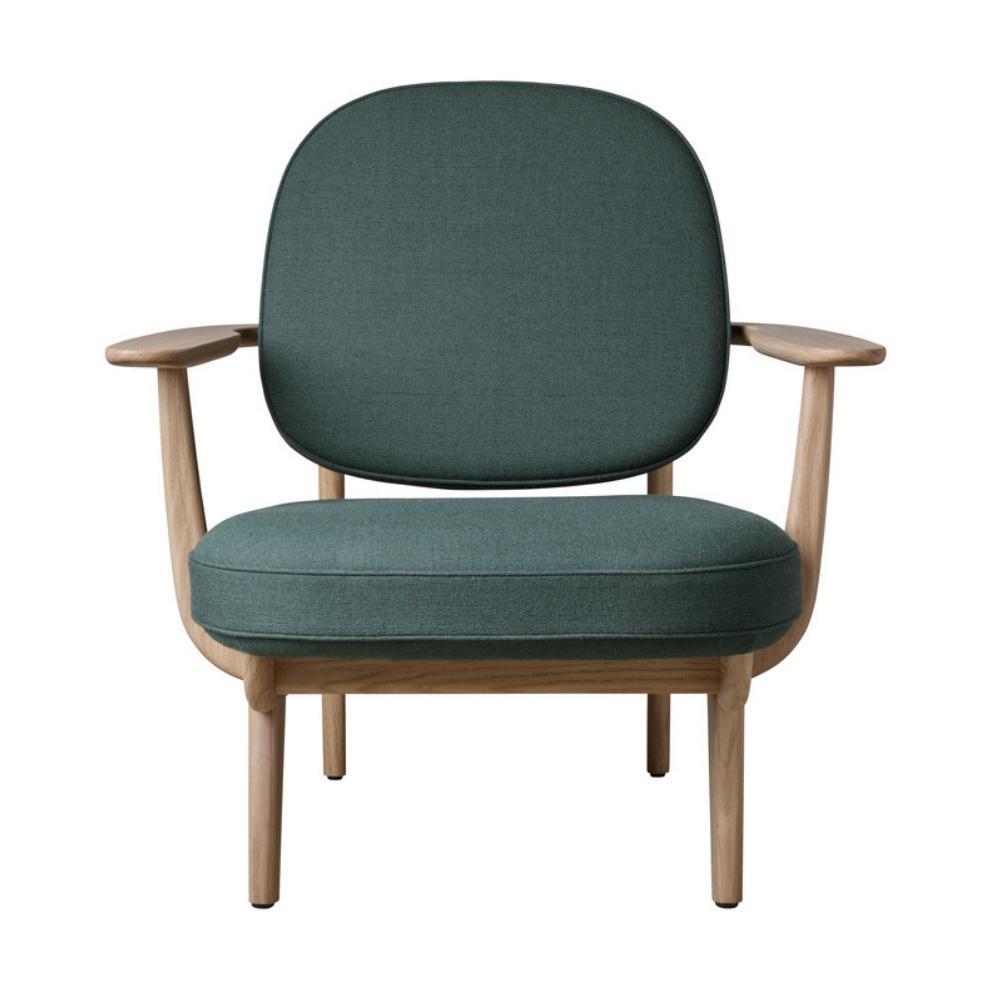 Fritz Hansen JH97 Lounge Chair Christianshavn Green Front