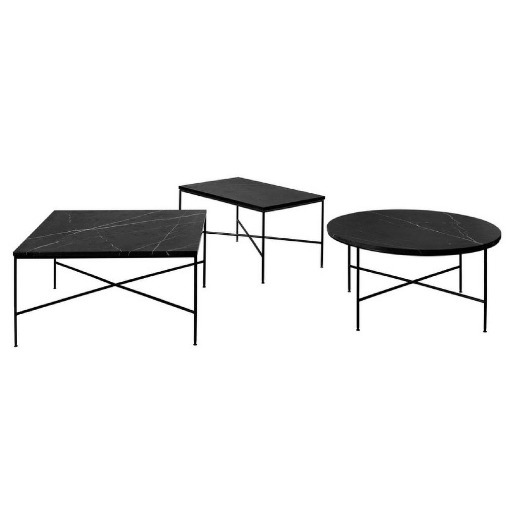 Fritz Hansen Paul McCobb Planner Coffee Tables Charcoal Marble