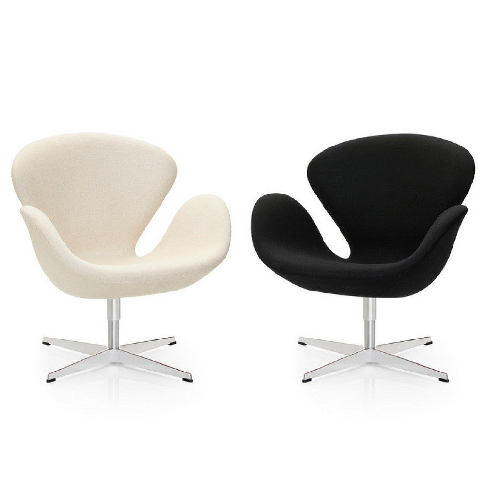 Fritz Hansen Swan Chairs Vanilla and Black