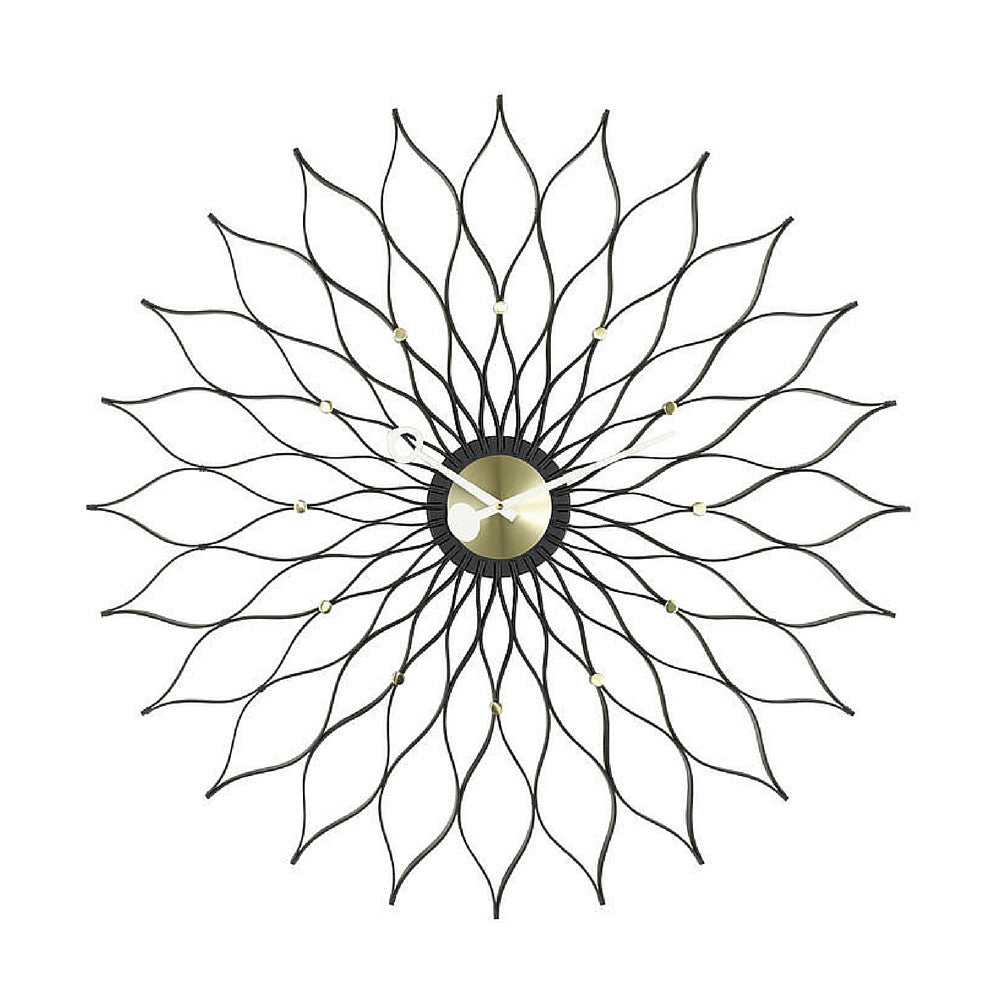 Vitra George Nelson Sunflower Clock Black