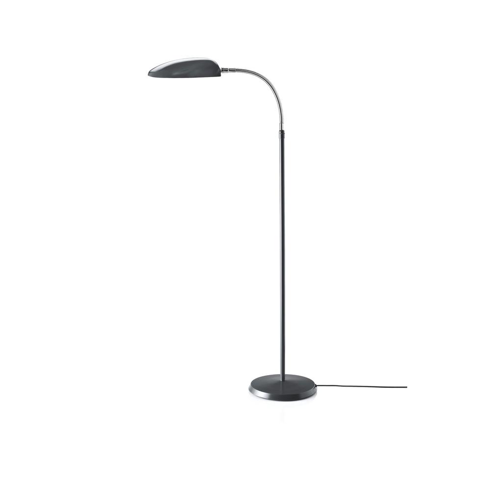 GUBI Greta Grossman Cobra Floor Lamp Anthracite Grey