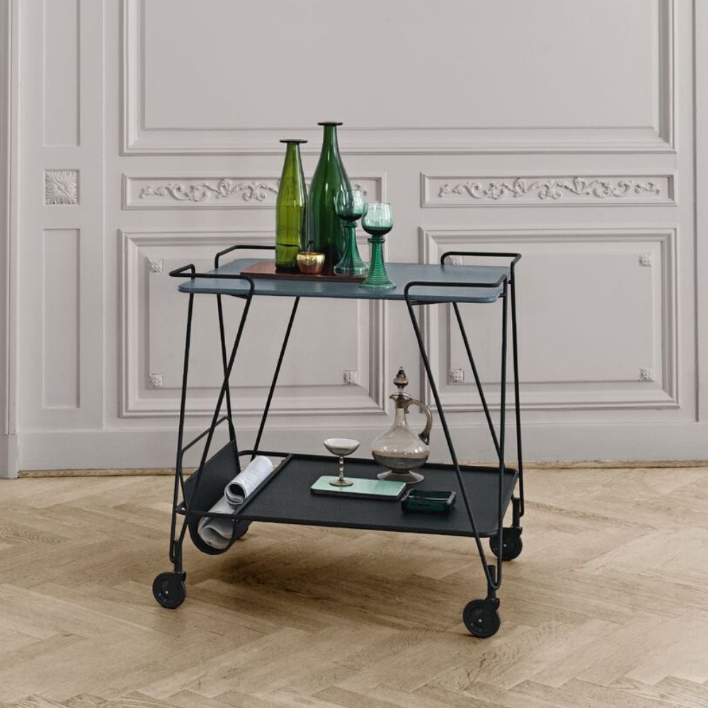 GUBI Mategot Trolley in situ