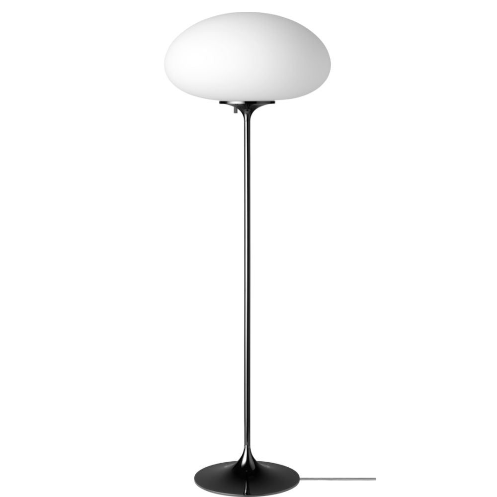 GUBI Stemlite Floor Lamp by Bill Curry in Black Chrome