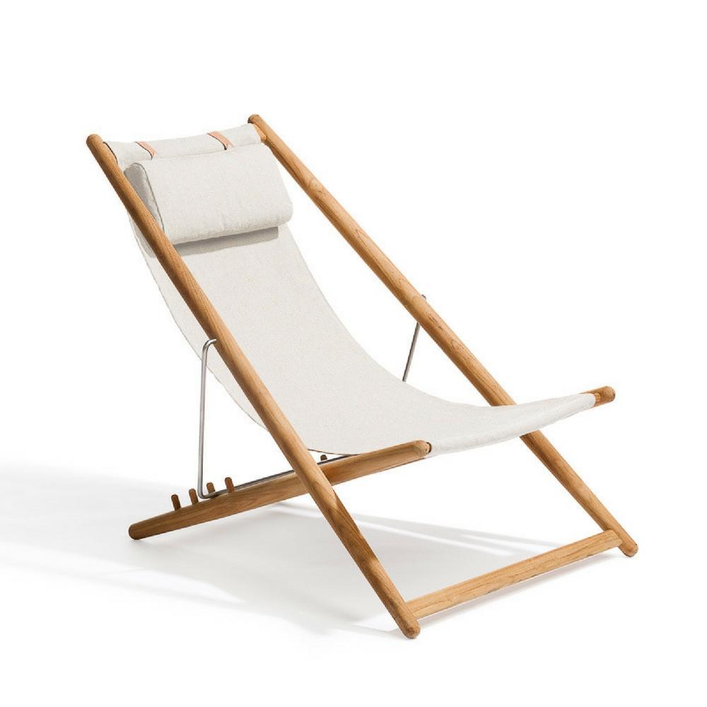 Skargaarden H55 Lounge Chair Sunbrella and Teak