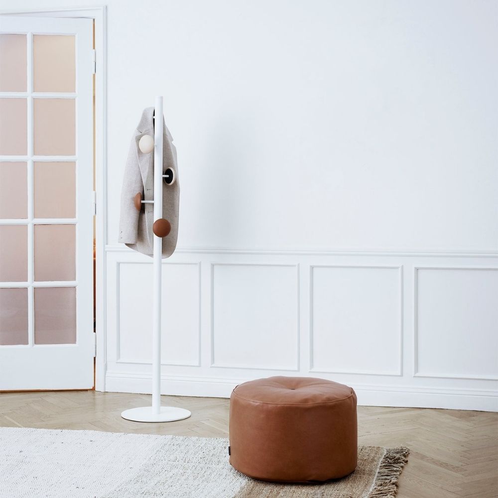 White Hang Up Coat Stand by Bent Hansen