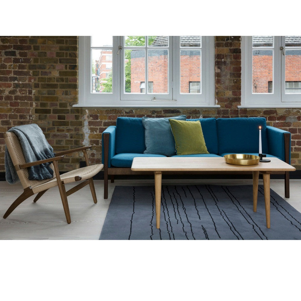 Wegner CH011 Coffee Table with CH25 Chair and CH163 Sofa in London Showroom Carl Hansen & Son