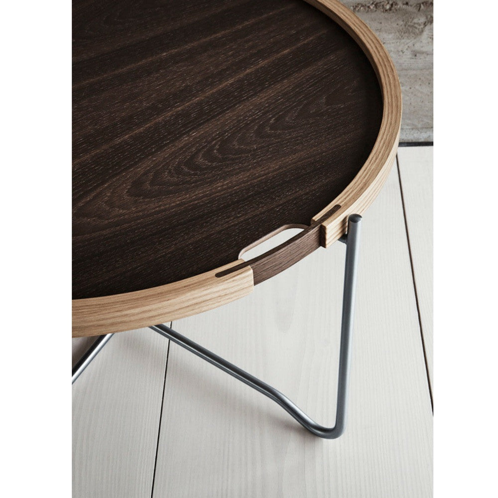 Wegner Tray Table Smoked Oak Detail Carl Hansen & Son