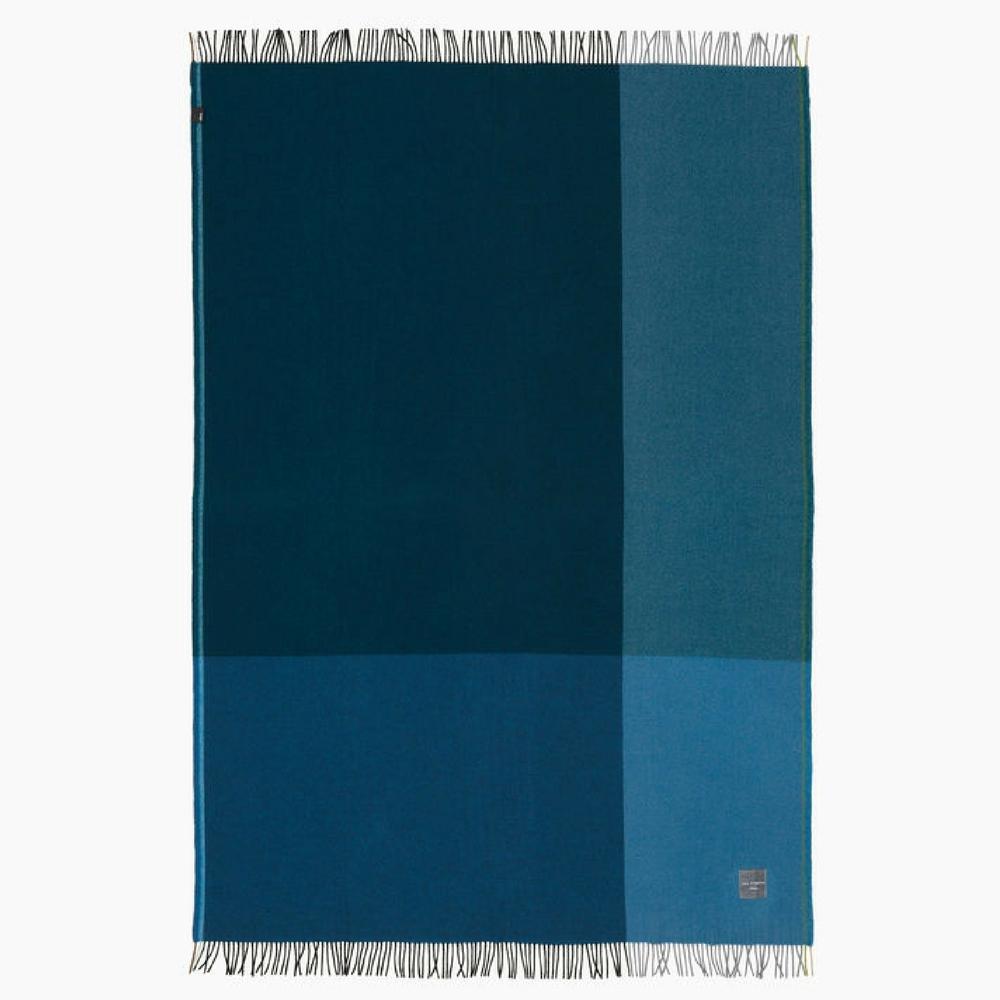 Hella Jongerius Color Block Blanket Blue Black Open